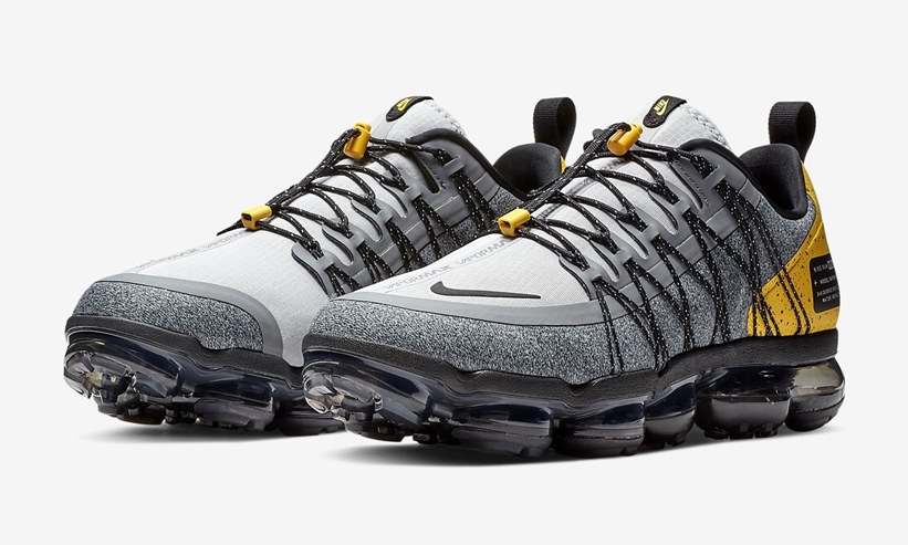 【オフィシャルイメージ】ナイキ エア ヴェイパーマックス ラン ユーティリティ “ウルフグレー/アマリロ” (NIKE AIR VAPORMAX RUN UTILITY “Wolf Grey/Amarillo”) [AQ8810-010]