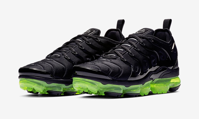 【オフィシャルイメージ】ナイキ エア ヴェイパーマックス プラス “ブラック/ボルト” (NIKE AIR VAPORMAX PLUS “Black/Volt”) [924453-015]