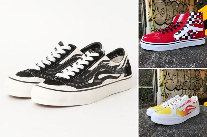 12/21発売！VANS “UP IN FLAMES” STYLE 36 SF/SK8-HI/HIGHLAND (バンズ “アップ イン フレイム” スタイル 36 スケートハイ リイッシュ)