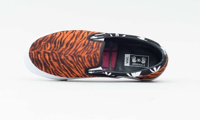 VIER x VANS VAULT “5×5” OG SLIP-ON TIGER/PALM (バンズ ヴォルト スリッポン)