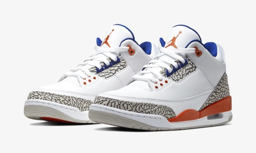 ナイキ エア ジョーダン 3 レトロ “ホワイト/オールドロイヤル” (NIKE AIR JORDAN 3 RETRO “White/Old Royal”) [136064-148]