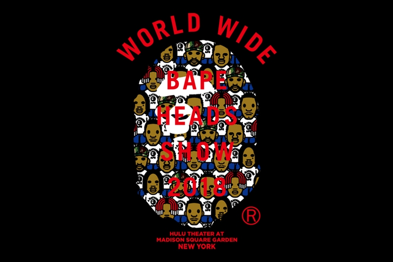 New Yorkで開催された「BAPE HEADS SHOW」にて先行発売された「BHS TEE」が国内12/24発売 (ア ベイシング エイプ)