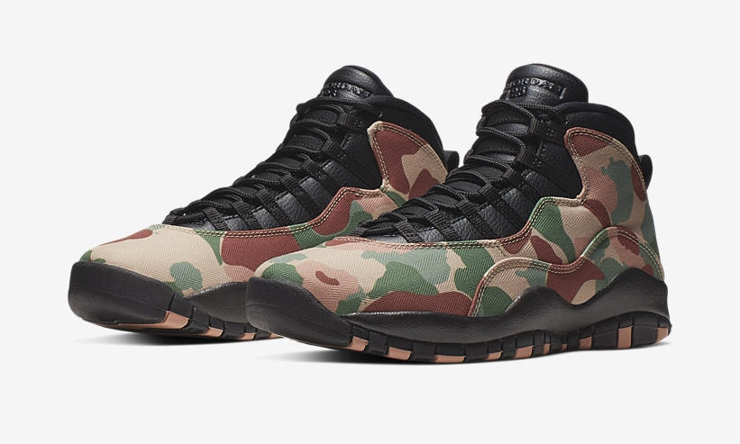 ナイキ エア ジョーダン 10 レトロ “デザートカモ” “ラタン/ブラック” (NIKE AIR JORDAN X RETRO “Desert Camo” “Rattan/Black”) [310805-200]