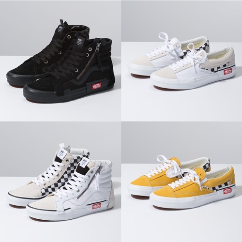 【新色】チェッカーパターンのVANS “Cut & Paste Pack” Sk8-Hi/Slip-On "CHECKERBOARD" (バンズ “カットアンドペースト パック” スケートハイ/スリッポン)