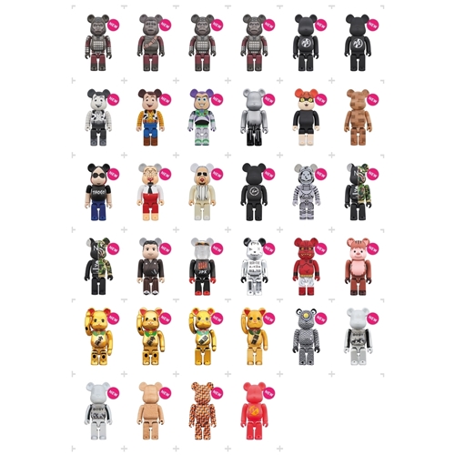 FRAGMENT、BBC、A BATHING APE × NEIGHBORHOOD、BUCK-TICKなど、受注生産/限定販売ベアブリック 2018年12月度 (BE@RBRICK)