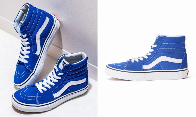 EDIFICEのファーストカラーでもあるブルー調の販路限定モデル VANS SK8-HI "Blue"が1月下旬発売 (バンズ)