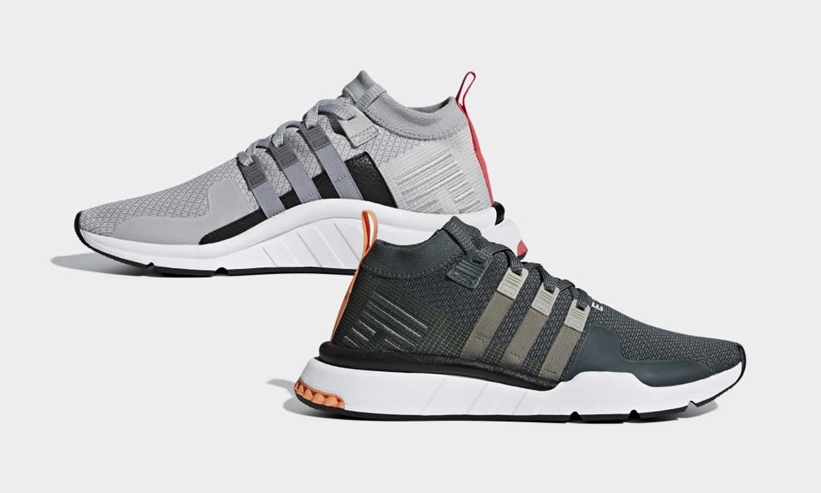 1/1発売！adidas Originals EQT SUPPORT MID ADV PRIMEKNIT {PK} “Legend Ivy/Grey” (アディダス オリジナルス エキップメント サポート ミッド プライムニット “レジェンドアイビー/グレー”) [BD7774,7775]