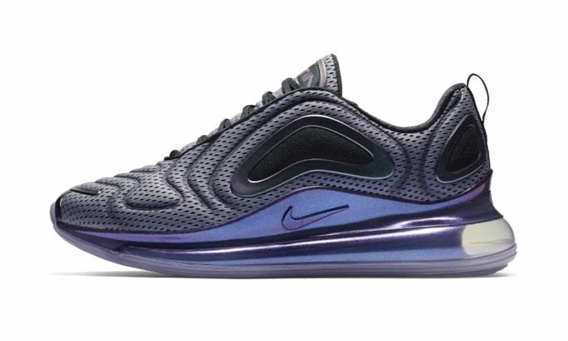 nike air max 720 metallic silver black