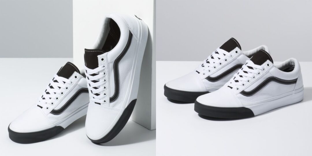 VANS COLOR BLOCK OLD SKOOL “TRUE WHITE/BLACK” (バンズ カラーブロック オールドスクール “トゥルーホワイト/ブラック”)