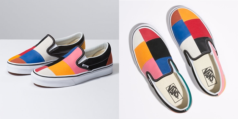 VANS PATCHWORK SLIP-ON “MULTI/TRUE WHITE” (バンズ パッチワーク スリッポン “マルチ/トゥルーホワイト”)