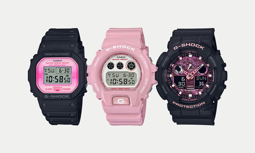 春の季節を感じさせる「桜」をテーマとした G-SHOCK ニューアイテム3型が2019年1月発売 (ジーショック Gショック)