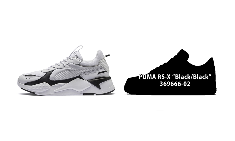 2019/1/1発売！PUMA RS-X "White/Black" (プーマ RS-X "ホワイト/ブラック") [369666-01,02]