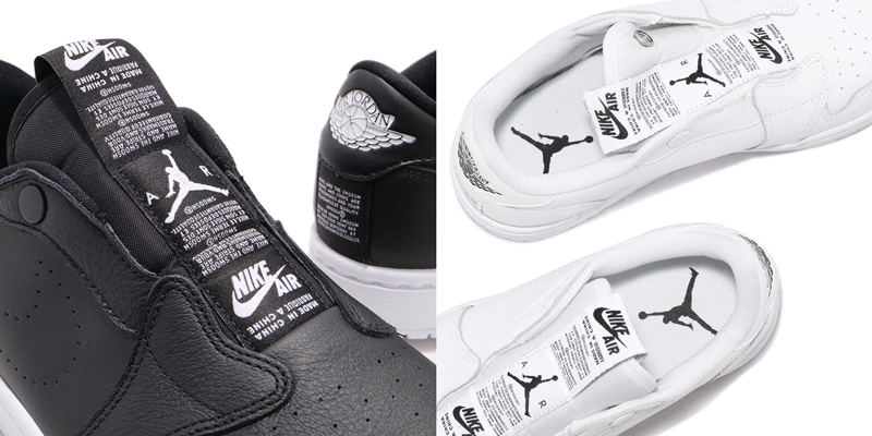 ナイキ ウィメンズ エア ジョーダン 1 ロー スリッポン “ブラック/ホワイト” (NIKE WMNS AIR JORDAN 1 LOW SLIP-ON “Black/White”) [AV3918-001,100]