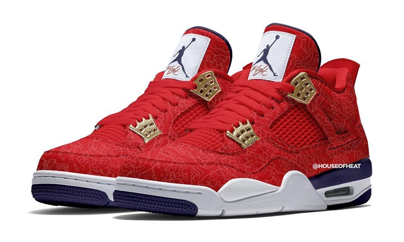 2019/7 発売予定！ナイキ エア ジョーダン 4 レトロ SE "FIBA" “ジムレッド/ホワイト” (NIKE AIR JORDAN 4 RETRO SE "FIBA" “Gym Red/White”) [CI1184-617]