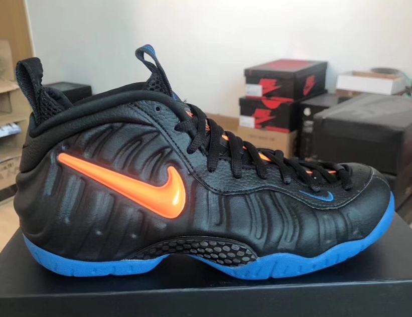 【更新＊9/21発売】ナイキ エア フォームポジット プロ “ニックス” “ブラック/オレンジ” (NIKE AIR FOAMPOSITE PRO “Knicks” “Black/Orange”) [624041-010]