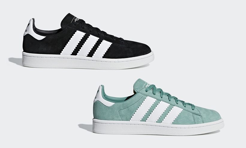 1/4発売！90年代の見た目に仕上げたadidas Originals CAMPUS “Core Black/True Green” (アディダス オリジナルス キャンパス) [BD7471,7512]