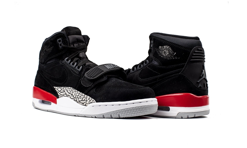 air jordan legacy 312 black red