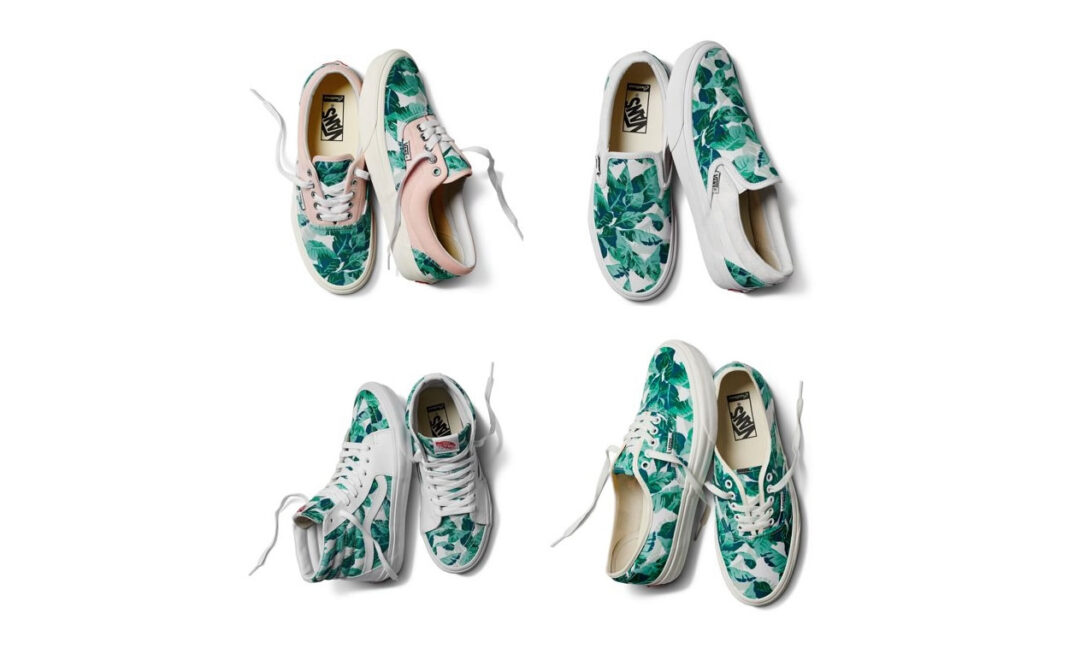 VANS CUSTOMIZE “Leaf Me Alone” SK8-HI/SLIP-ON/ERA/AUTHENTIC (バンズ カスタマイズ “リーフ ミー アローン”)