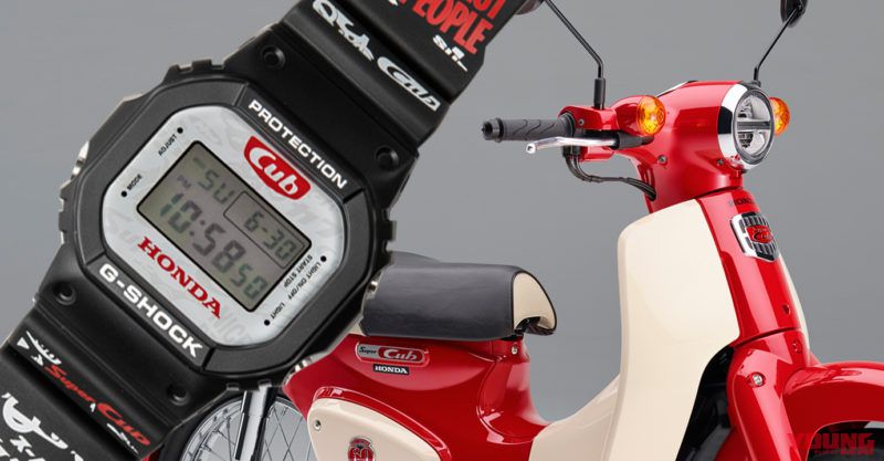 【バイク屋さんで予約】限定1000本！ホンダ スーパーカブ 60周年を記念したG-SHOCKが2019年4月発売 (HONDA SUPER CUB Gショック ジーショック)