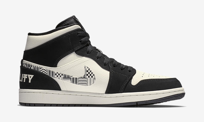 NIKE ナイキ AIR JORDAN 1 MID SE EQUALITY エアジョーダン1 ミッド スペシャルエディション イクオリティ ミドルカットスニーカー シューズ US11/29cm 852542-010