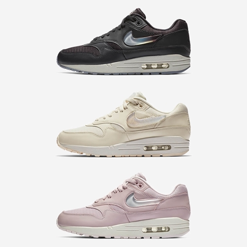 【オフィシャルイメージ】1/18発売！ナイキ ウィメンズ エア マックス 1 "ジュエルパック" 3カラー (NIKE WMNS AIR MAX 1 Jewel Pack “Black/Pale Ivory/Pink”) [AT5248-001,100,500]