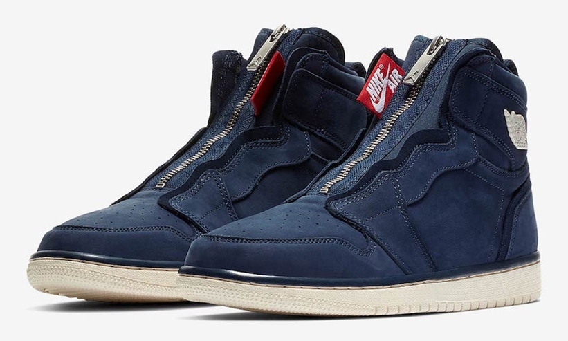 【オフィシャルイメージ】ナイキ ウィメンズ エア ジョーダン 1 ハイ ジップ “ネイビー” (NIKE WMNS AIR JORDAN 1 HIGH Zip “Navy”) [AQ3742-404]