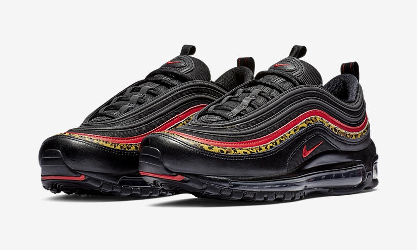 97 NIKE WMNS AIR MAX 97 Leopard Black University Red BV6113 001 600 Fullress