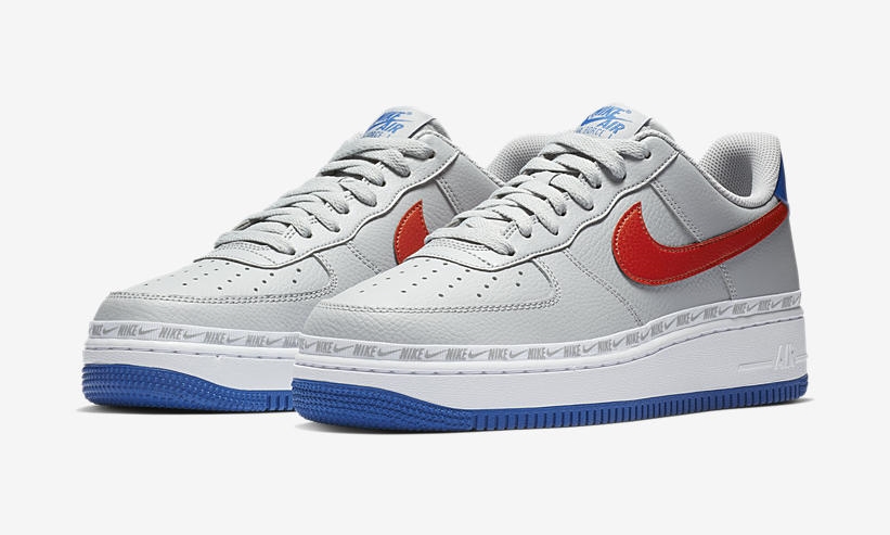 【オフィシャルイメージ】ナイキ エア フォース 1 07 ロー “ウルフグレー/ハバネロレッド” (NIKE AIR FORCE 1 07 LOW "Wolf Grey/Habanero Red") [CD7339-001]