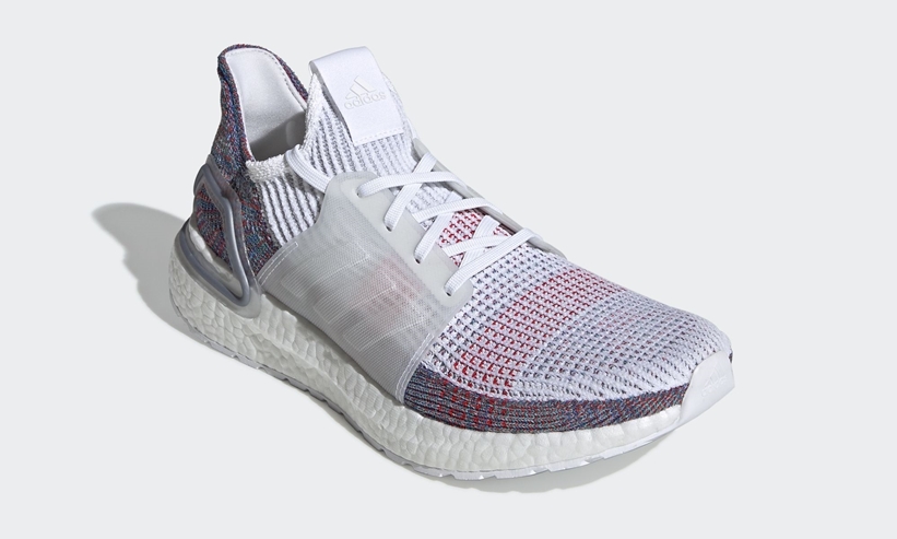 1/15発売！adidas ULTRA BOOST 19 “Cloud White/Crystal White/Blue” (アディダス ウルトラ ブースト 19 “クラウドホワイト/クリスタルホワイト/ブルー”) [B37708]