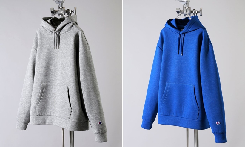 空気をまとったかのような軽い着心地の「Wrap-air」を使用したEDIFICE × Champion WRAP-AIR VENT PO HOODIEが2月下旬発売 (エディフィス チャンピオン)