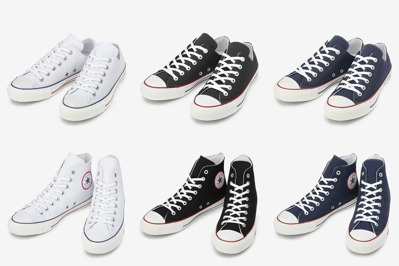 アッパーにメッシュ素材を使用しシューレースチップやテープラインなどをトリコロールカラーでアレンジした CONVERSE ALL STAR 100 TRCMESH OX/HIが1月発売 (コンバース オールスター 100 TRCメッシュ OX/HI)