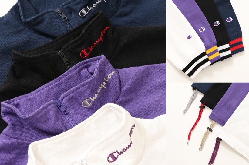 Champion × JOURNAL STANDARD 別注！ハーフジップ ロングスリーブが2月中旬発売 (チャンピオン ジャーナルスタンダード)