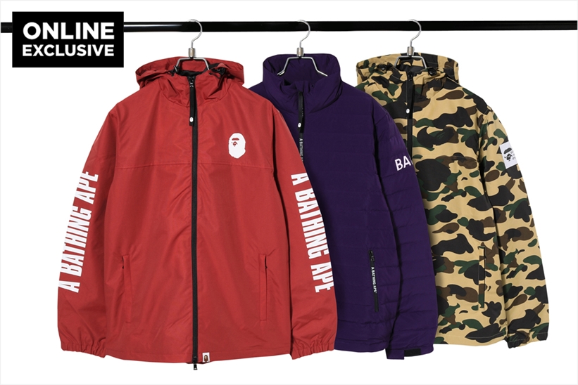 A BATHING APE ONLINE EXCLUSIVE 新作がリリース (ア ベイシング エイプ オンライン 限定)