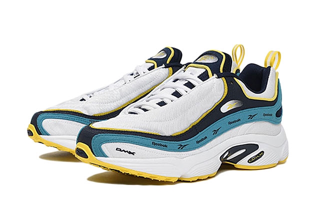 REEBOK DAYTONA DMX “WHITE/COLLEGE NAVY/MINERAL MIST” デイトナ ディーエムエックス ベクター) [DV3890] | Fullress