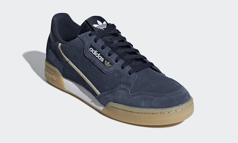 2月発売！adidas Originals CONTINENTAL 80 “College Navy/Gold Metallic” (アディダス オリジナルス コンチネンタル 80 “カレッジネイビー/ゴールドメタリック”）[CG6537]