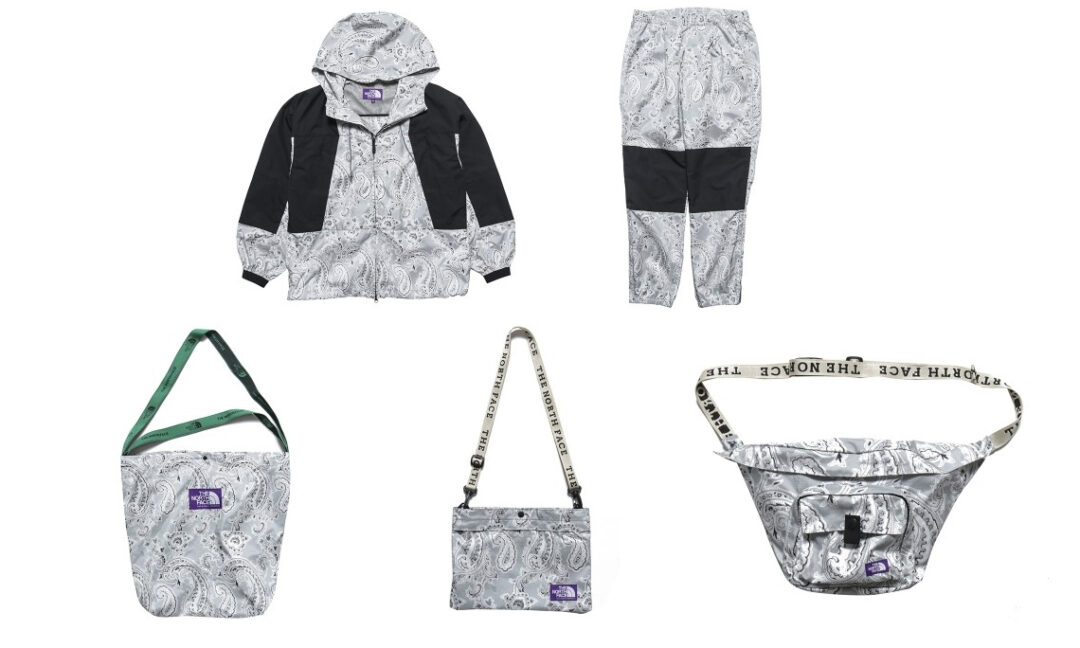 “Paisley”パターンをプリントしたTHE NORTH FACE PURPLE LABEL 2019 S/S 全5型が4月下旬発売 (ザ・ノース・フェイス パープルレーベル)