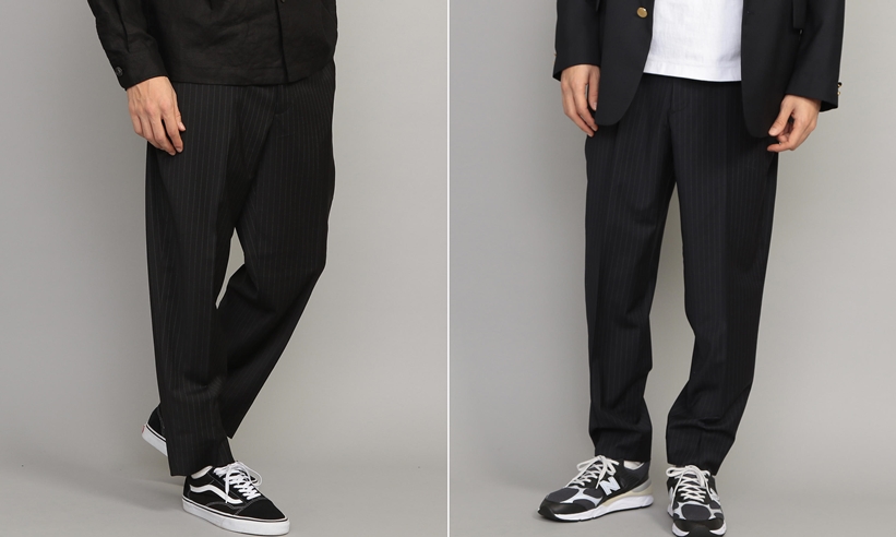 BEAUTY&YOUTH × Dickies 別注！9分丈でテーパードされたワイドテーパード型シルエットの「PIN STRIPE 9/10 LENGTH PANTS」が2月中旬発売 (ビューティアンドユース ディッキーズ)