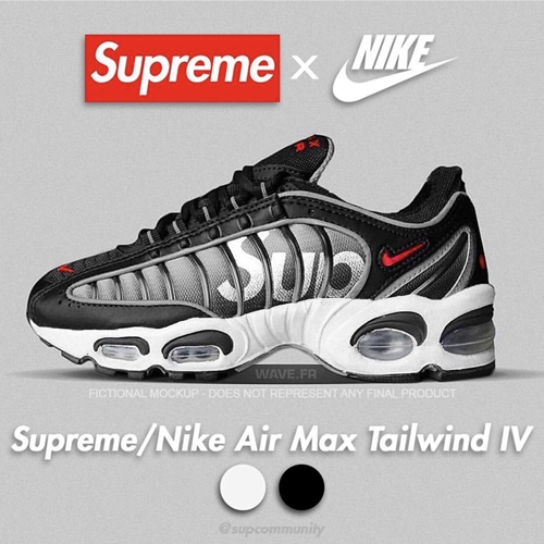 SUPREME × NIKE AIR MAX TAILWIND 4 2カラーが2019年春夏シーズンにリリースか！？ (シュプリーム ナイキ マックス テイルウィンド 4 2019 S/S)