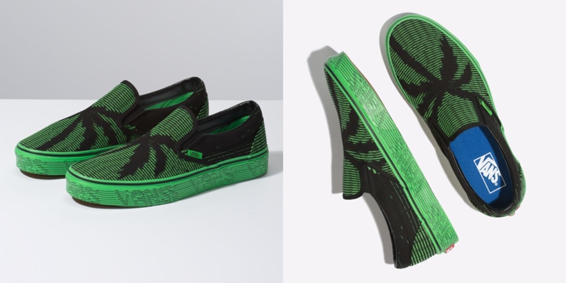 VANS “ASCII” SLIP-ON "CLASSIC GREEN/BLACK" (バンズ “アスキー” スリッポン "クラシック グリーン/ブラック")