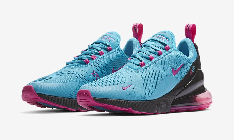 【オフィシャルイメージ】ナイキ エア マックス 270 “ブルー/ブラック/ピンク” (NIKE AIR MAX 270 “Blue/Black/Pink”) [BV6078-400]