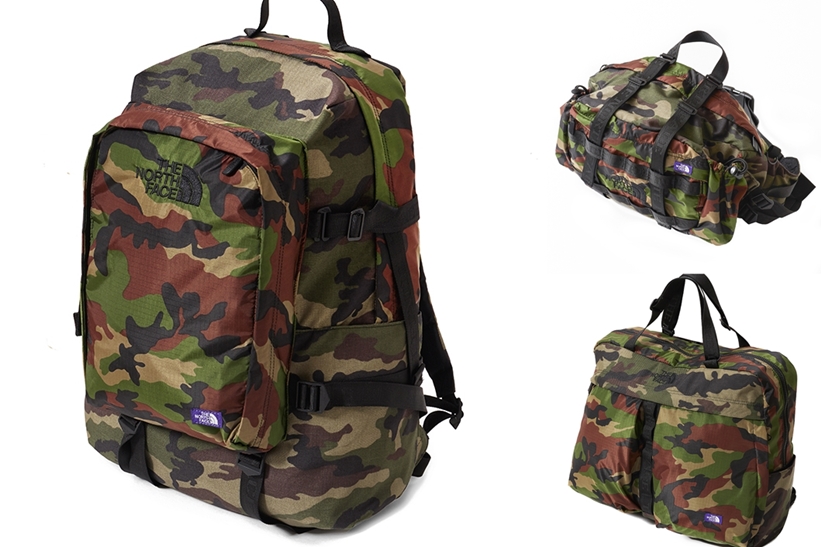 THE NORTH FACE PURPLE LABEL 2019 S/S “CORDURA”を使用したカモフラバッグ3型 (ザ・ノース・フェイス パープルレーベル 2019年 春夏)