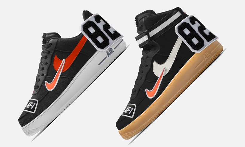 【NIKE iD】パッチやアイコンでカスタマイズを選択！NIKE AIR FORCE 1 LOW/HIGH (ナイキ エア フィース 1 ロー/ハイ)