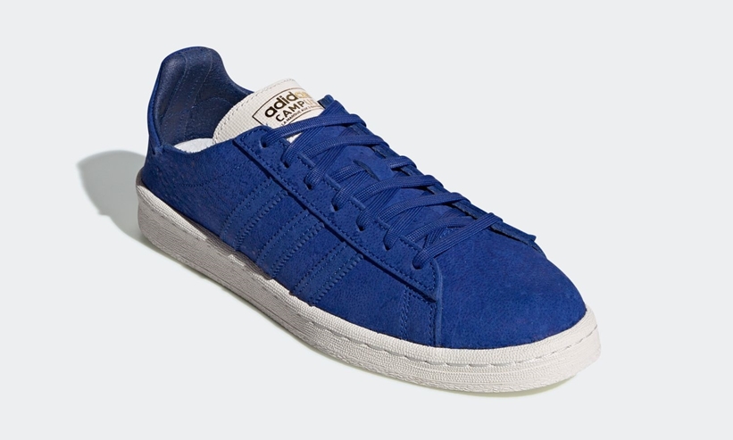 1/31発売！イタリアンヌバックを使用したadidas Originals CAMPUS BT “College Royal/White” (アディダス オリジナルス キャンパス BT “カレッジロイヤル/ホワイト”) [BD7603]