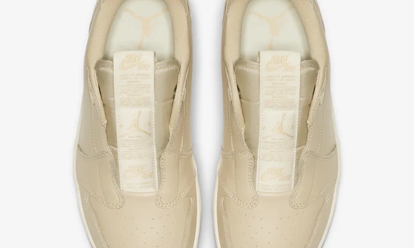 ナイキ ウィメンズ エア ジョーダン 1 ロー スリッポン “デザートオール/ライトクリーム” (NIKE WMNS AIR JORDAN 1 LOW SLIP-ON “Desert Ore/Light Cream”) [AV3918-200]