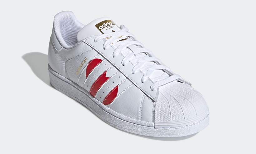 バレンタインに！ハートがプリントされたadidas Originals SUPERSTAR “White”が2/1発売 (アディダス オリジナルス スーパースター “ホワイト”) [EG3396]