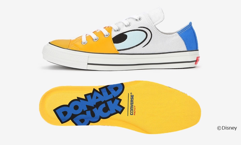 ドナルドダックとコンバースが融合！CONVERSE ALL STAR 100 DONALD DUCK FC OXが2月発売 (コンバース オールスター 100 ドナルドダック FC OX)