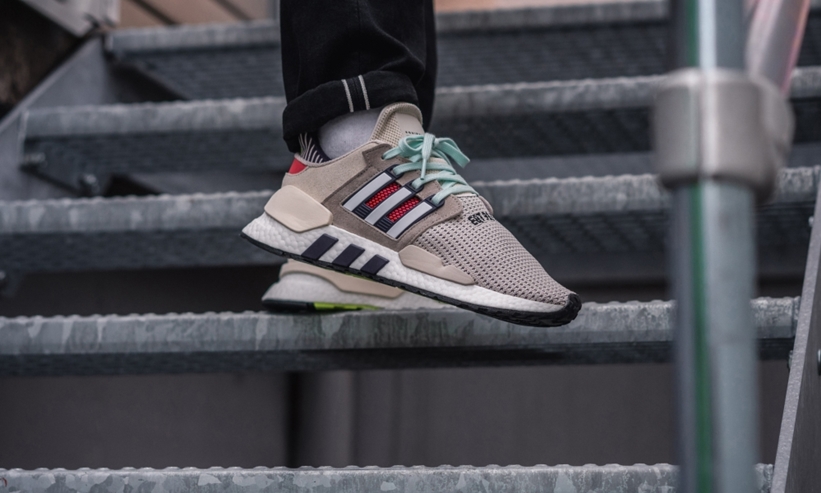 adidas Originals EQT SUPPORT 91 18 Beige Purple