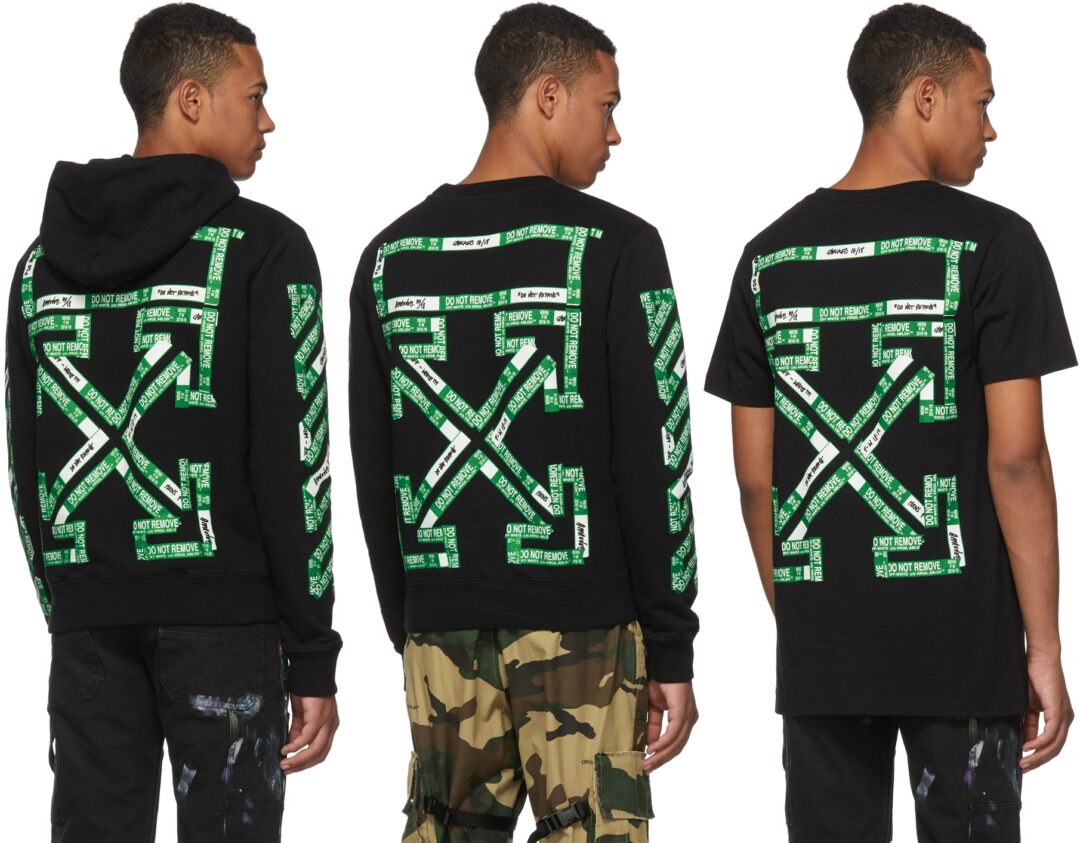 SSENSE限定！OFF-WHITE C/O VIRGIL ABLOH “BLACK DIAGONAL 3D” (オフホワイト "ブラック 3D ダイアゴナル")