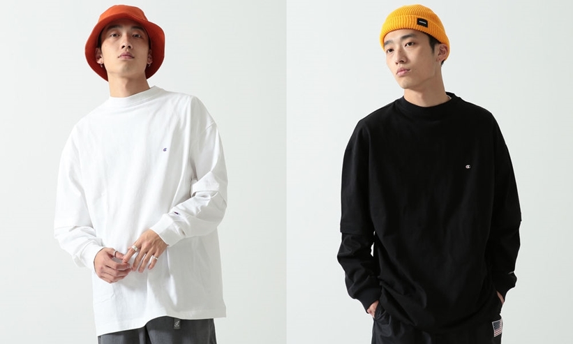 Champion × BEAMS 別注！フェイク レイヤー ロングスリーブ TEEが4月上旬発売 (チャンピオン ビームス)