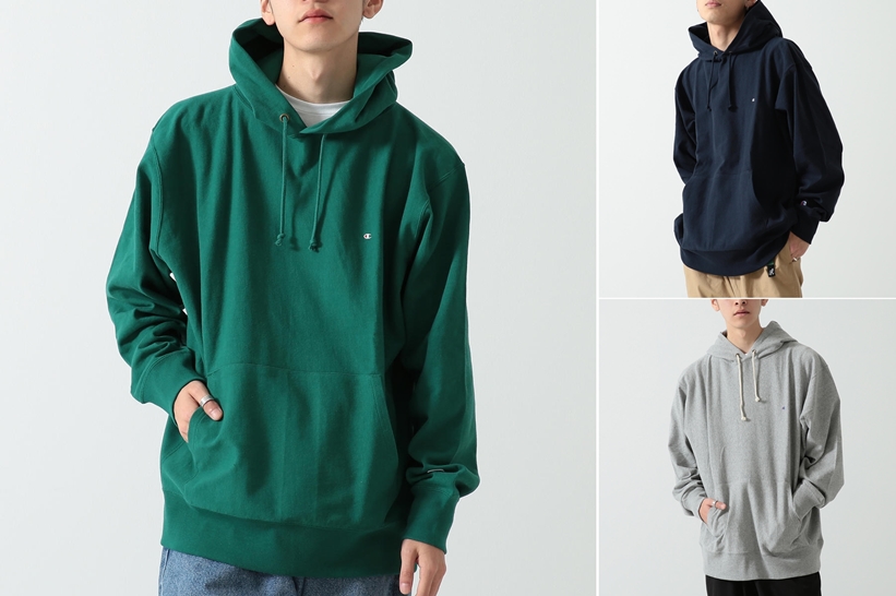 Champion × BEAMS 別注 リバースウィーブ ビッグ フーディが2月下旬発売 (チャンピオン ビームス)